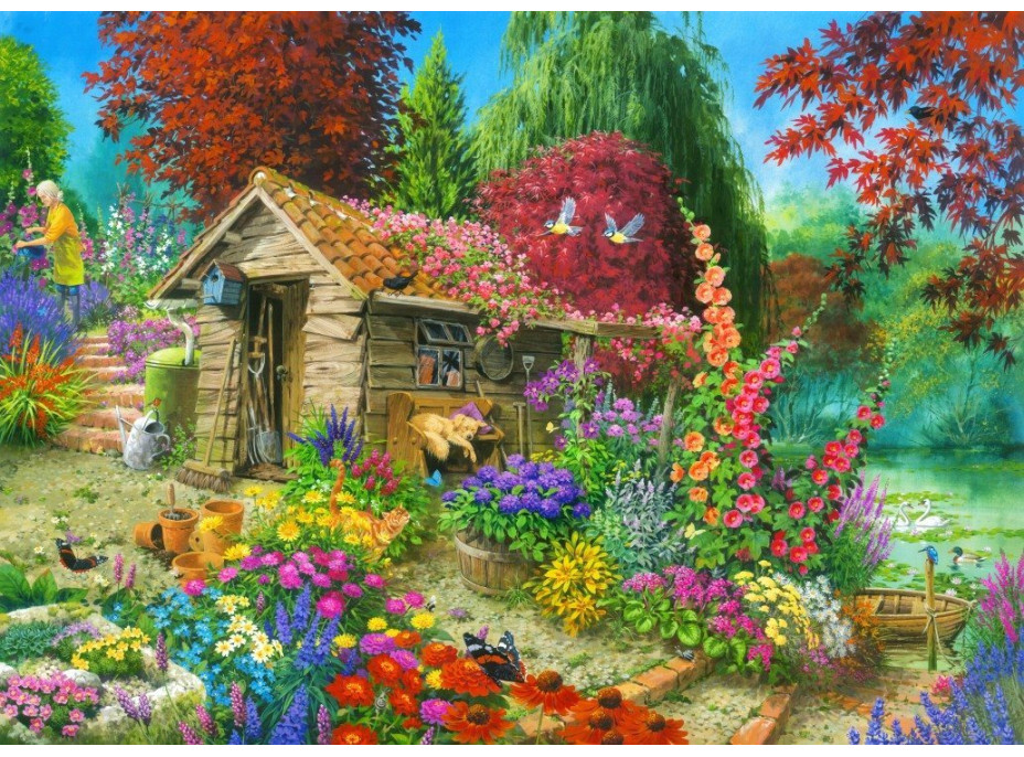 BLUEBIRD Puzzle Záhradná kôlňa 500 dielikov