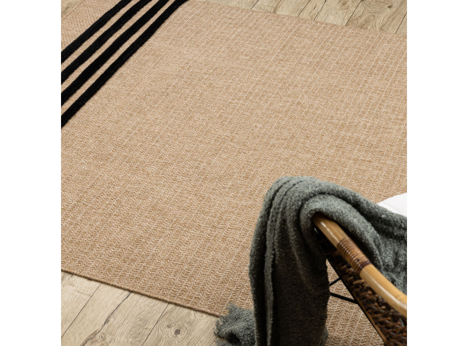 Kusový koberec Spark 0689 beige/black