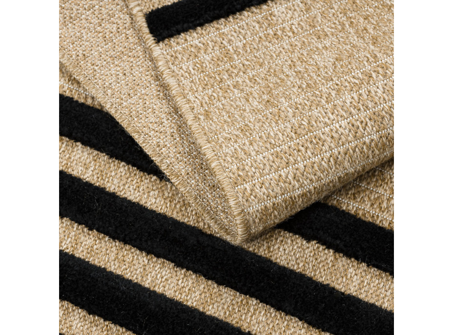 Kusový koberec Spark 0689 beige/black