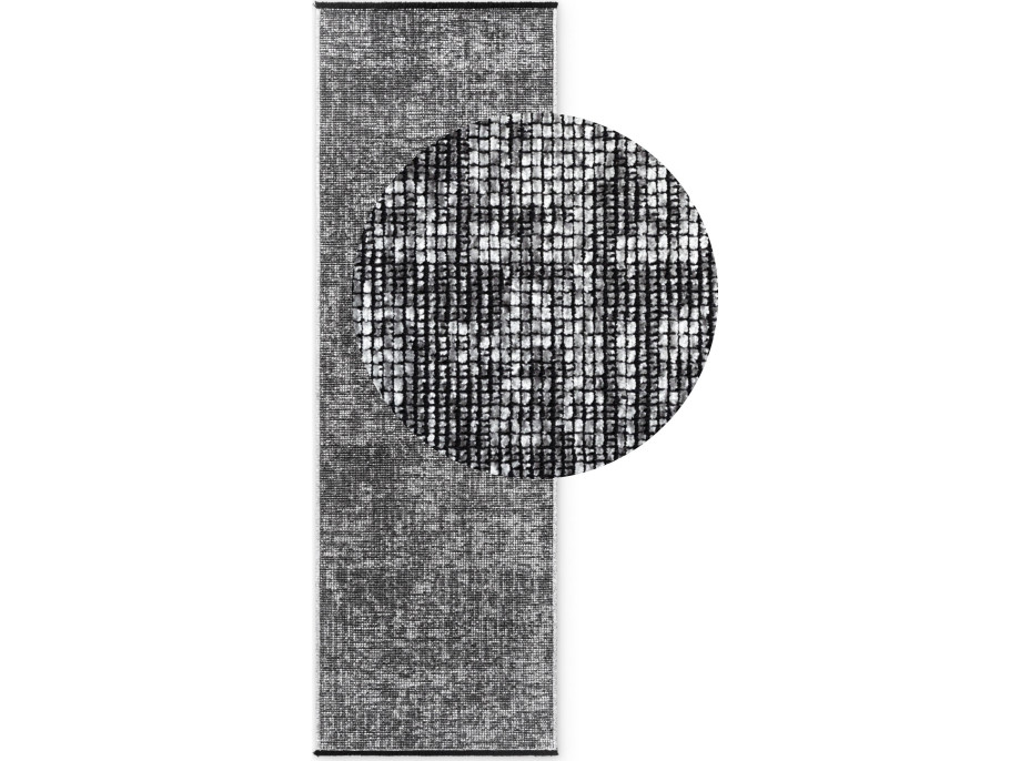 Behúň Brilliance Prisma 106310 Silver Grey z kolekcie Elle