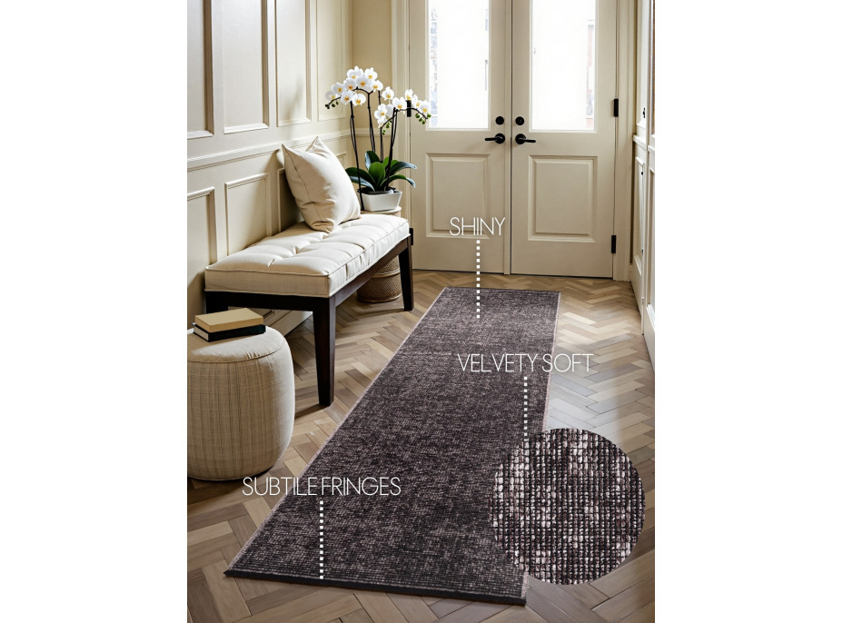 Behúň Brilliance Prisma 106311 Brown z kolekcie Elle