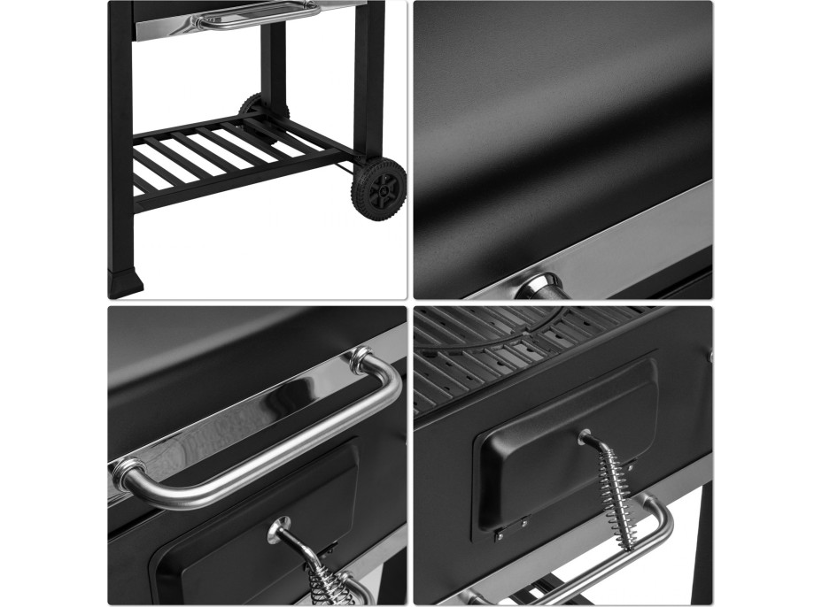 Gril na drevené uhlie VULCAN s liatinovým roštom