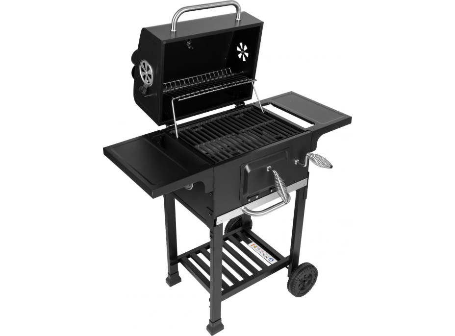 Gril na drevené uhlie FERRO s liatinovým roštom