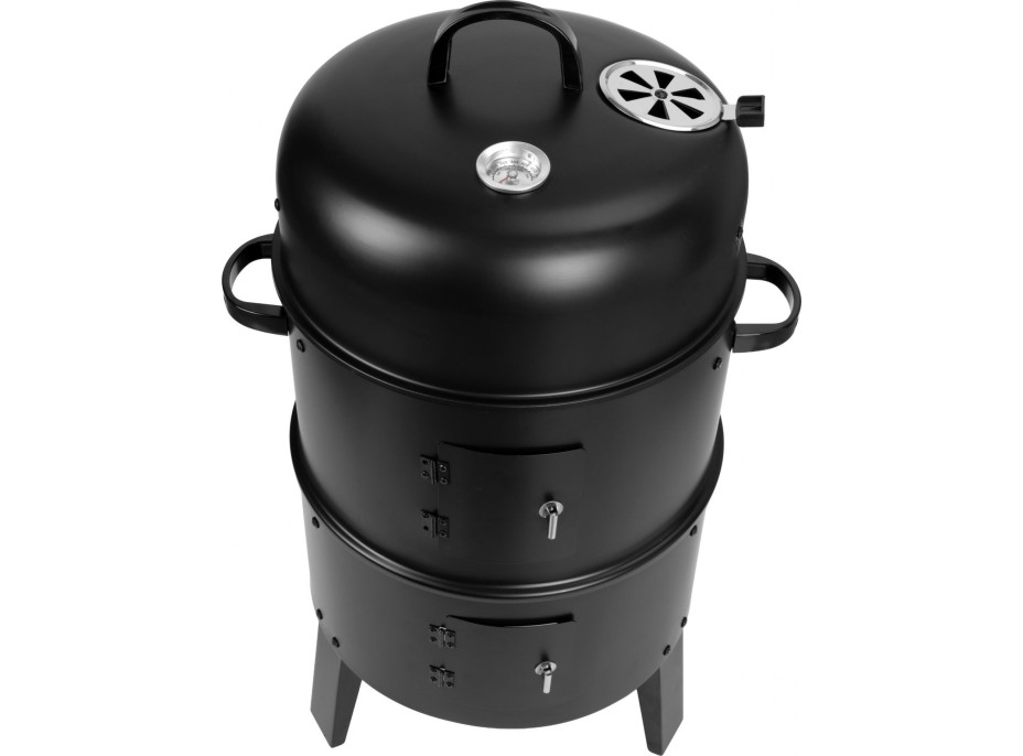 Gril na drevené uhlie s udiarňou FUMARO