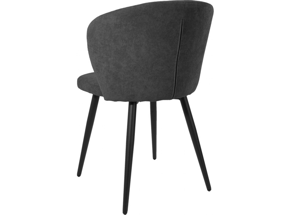 Jedálenské kreslo KROSBY - antracitové