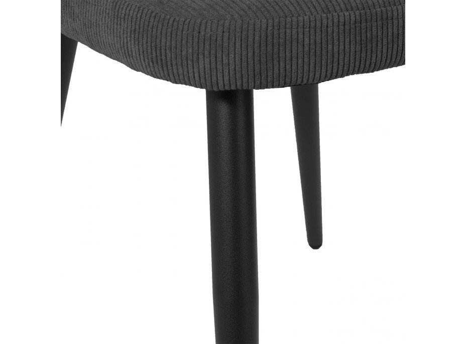 Jedálenské kreslo KROSBY - antracitové