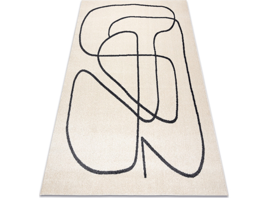 Kusový koberec Fusion 8297 cream/dark grey