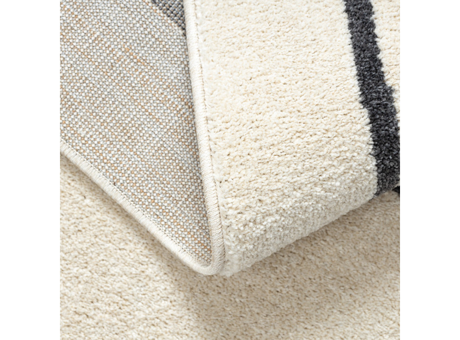 Kusový koberec Fusion 8297 cream/dark grey