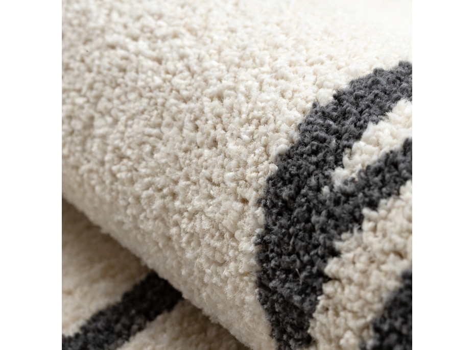 Kusový koberec Fusion 8297 cream/dark grey
