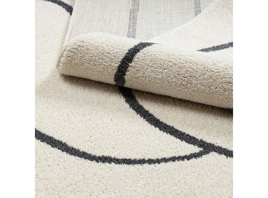 Kusový koberec Fusion 8297 cream/dark grey