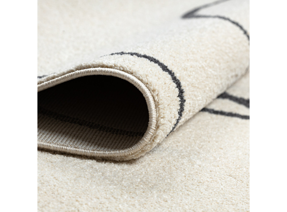 Kusový koberec Fusion 8297 cream/dark grey