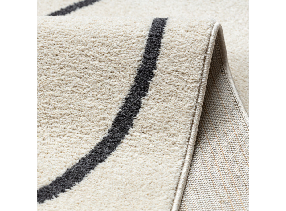 Kusový koberec Fusion 8297 cream/dark grey