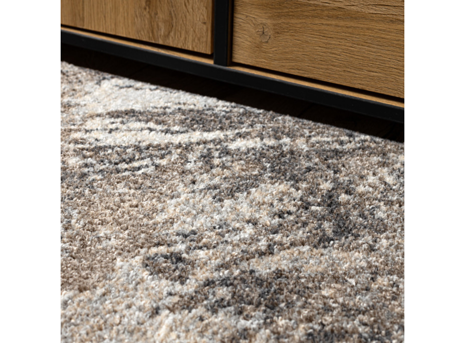 Kusový koberec Fusion 9617 dark grey/brown