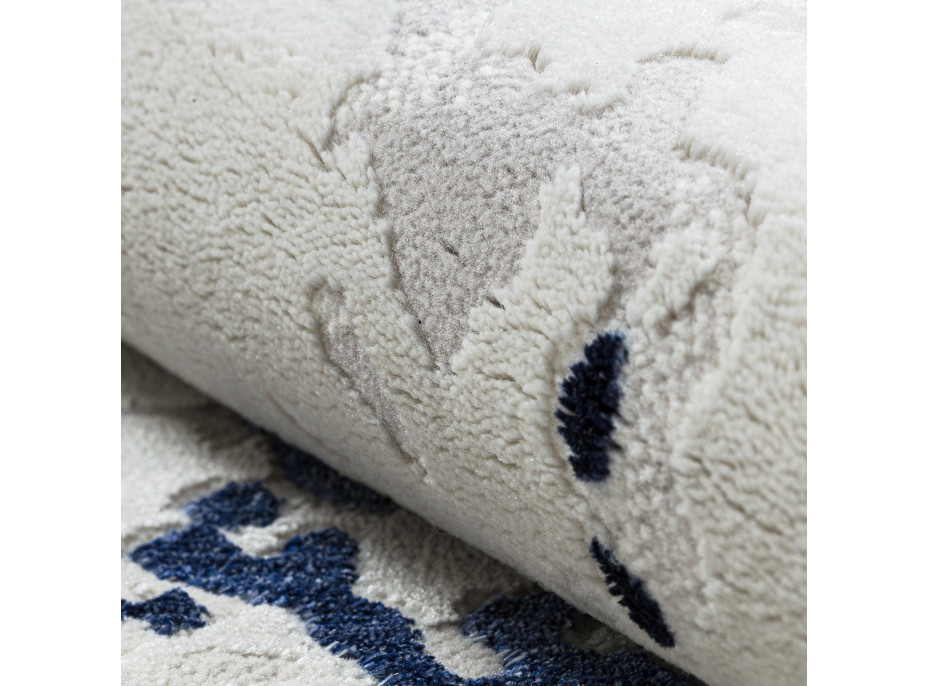 Kusový koberec Allure 1961 white/blue