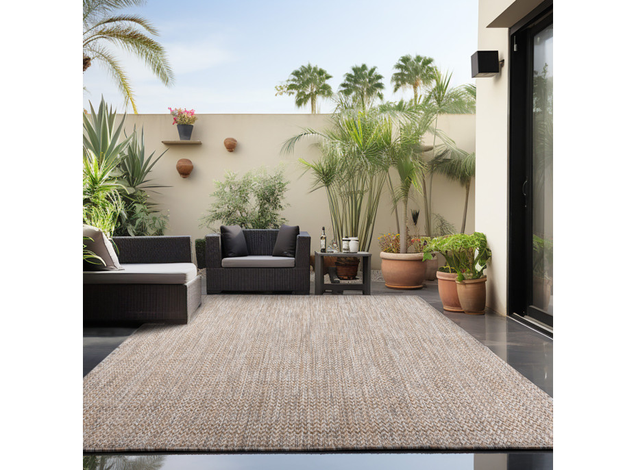 Kusový koberec Zagora 4511 Beige - na von aj na doma