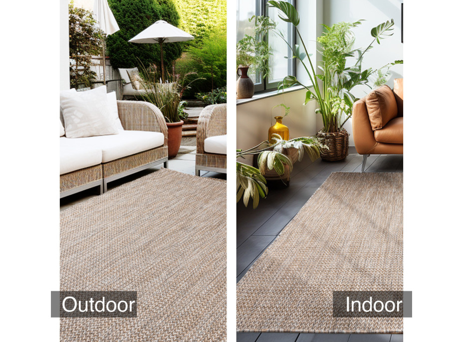 Kusový koberec Zagora 4511 Beige - na von aj na doma