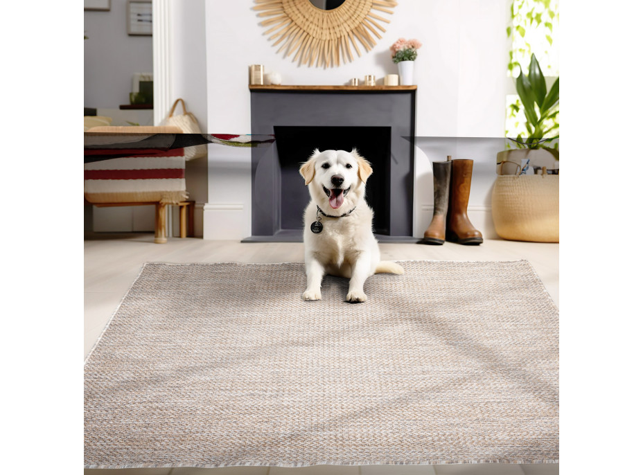 Kusový koberec Zagora 4511 Beige - na von aj na doma