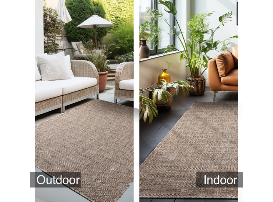 Kusový koberec Zagora 4513 Beige - na von aj na doma