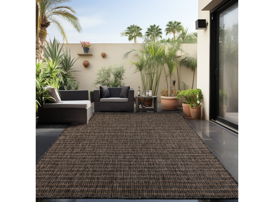 Kusový koberec Zagora 4513 Black – na von aj na doma