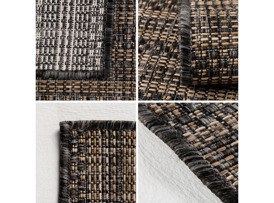 Kusový koberec Zagora 4513 Black – na von aj na doma