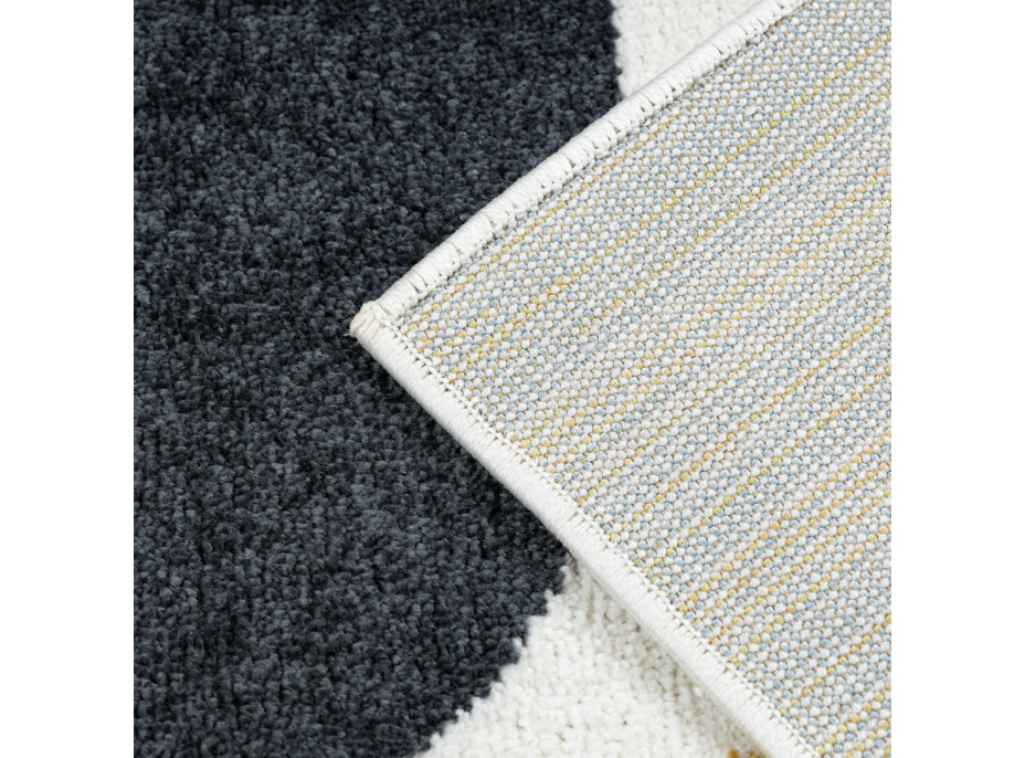 Kusový koberec Fusion 0213 white/yellow