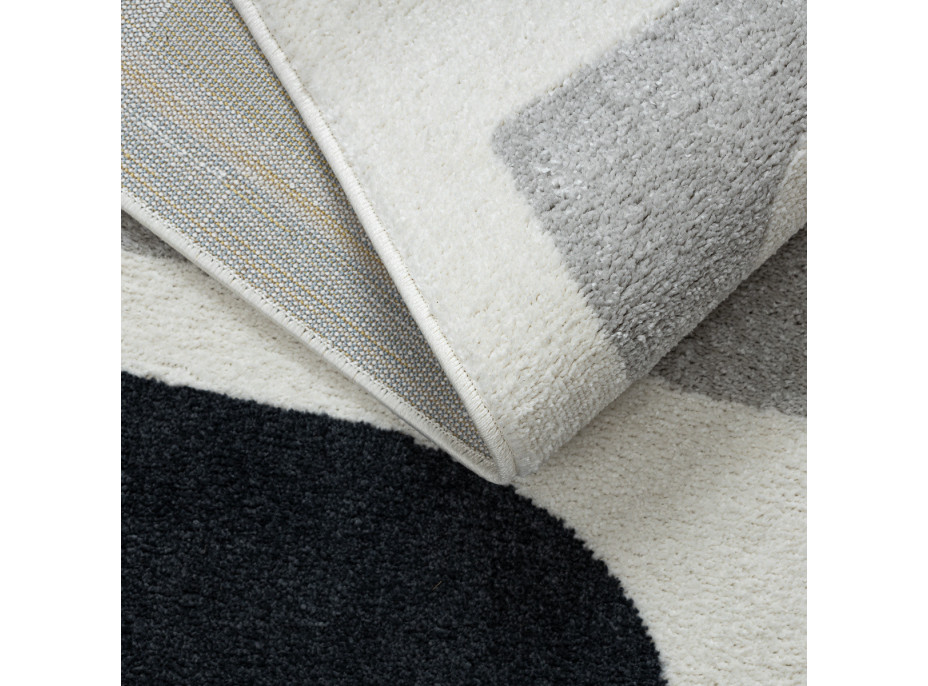 Kusový koberec Fusion 0213 white/yellow