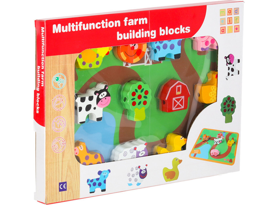 Drevené korálky na navliekanie - Zvieratká