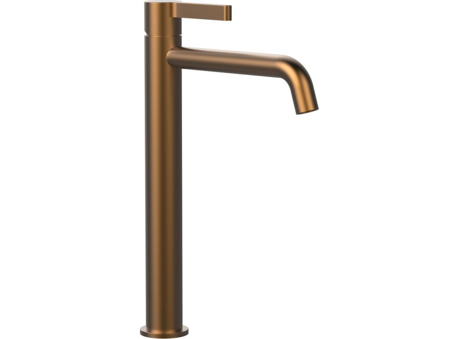 Sapho ICONIC stojanková umývadlová batéria vysoká, meď mat AF006PG