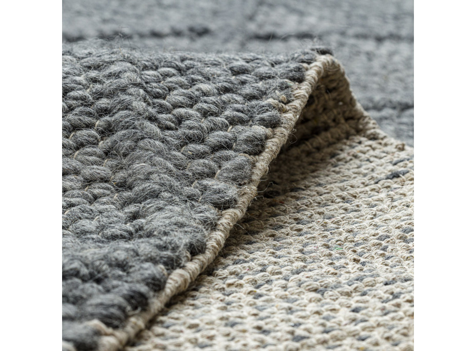 Kusový koberec Tahar 99001K antra