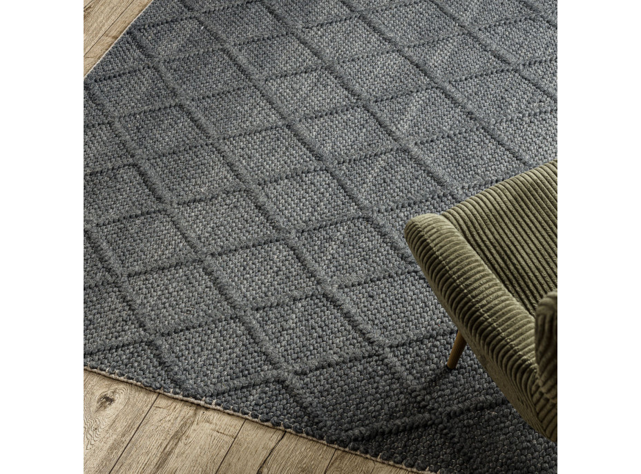 Kusový koberec Tahar 99001K antra