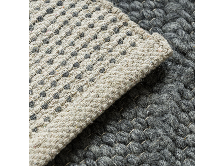 Kusový koberec Tahar 99001K antra