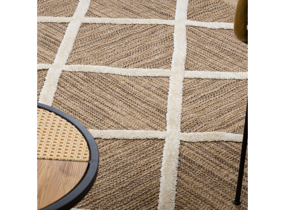 Kusový koberec Spark 0708A beige/cream