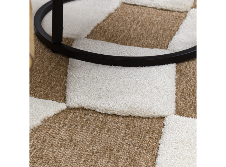 Kusový koberec Spark 0710A beige/cream