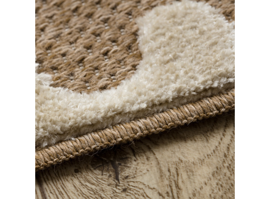 Kusový koberec Spark 0711A beige/cream
