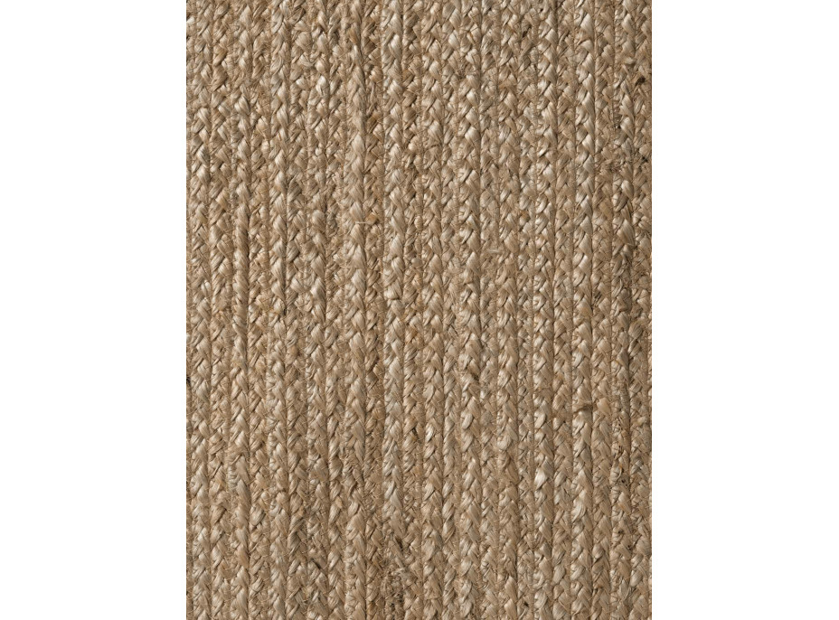 Kusový koberec Jute Braided 106006 Grey Brown ovál