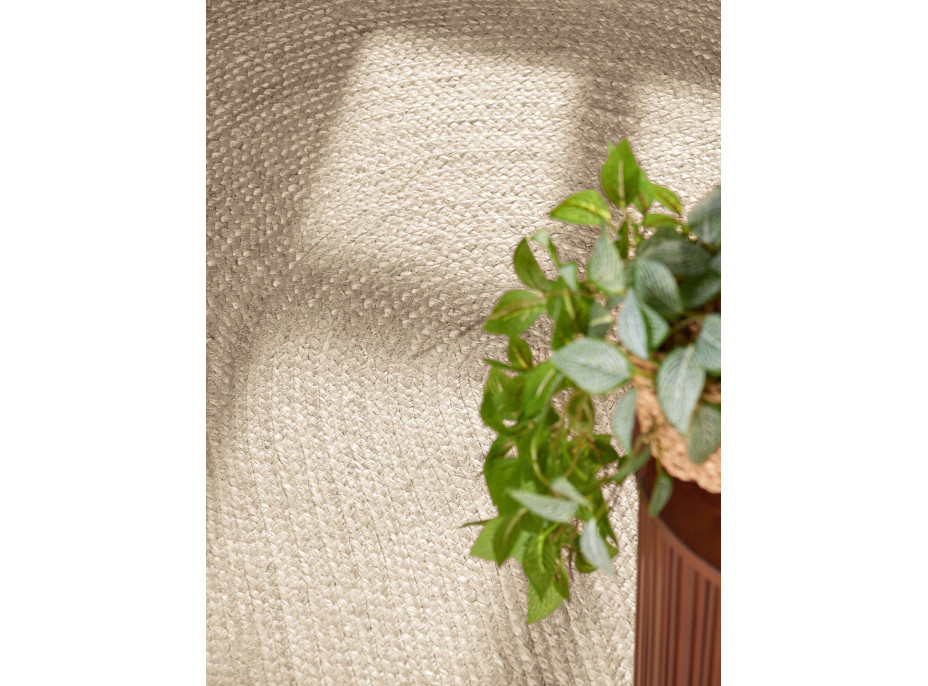 Kusový koberec Jute Braided 106007 Ivory ovál