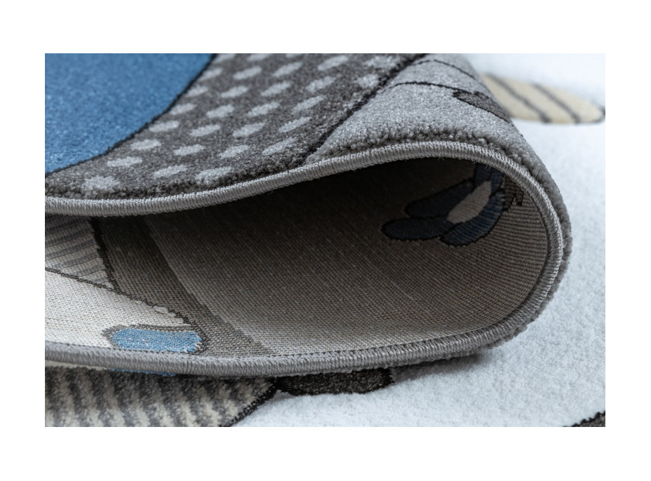 Detský kusový koberec Petit Farm animals blue, 120x170 cm