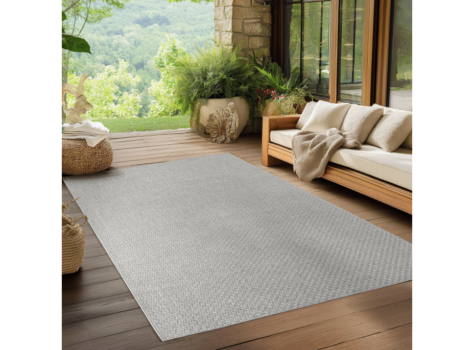 Kusový koberec Ibiza 1901 grey - na von aj na doma