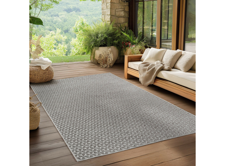 Kusový koberec Ibiza 1903 grey - na von aj na doma