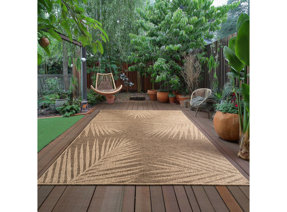 Kusový koberec Timber 1403 brown - na von aj na doma