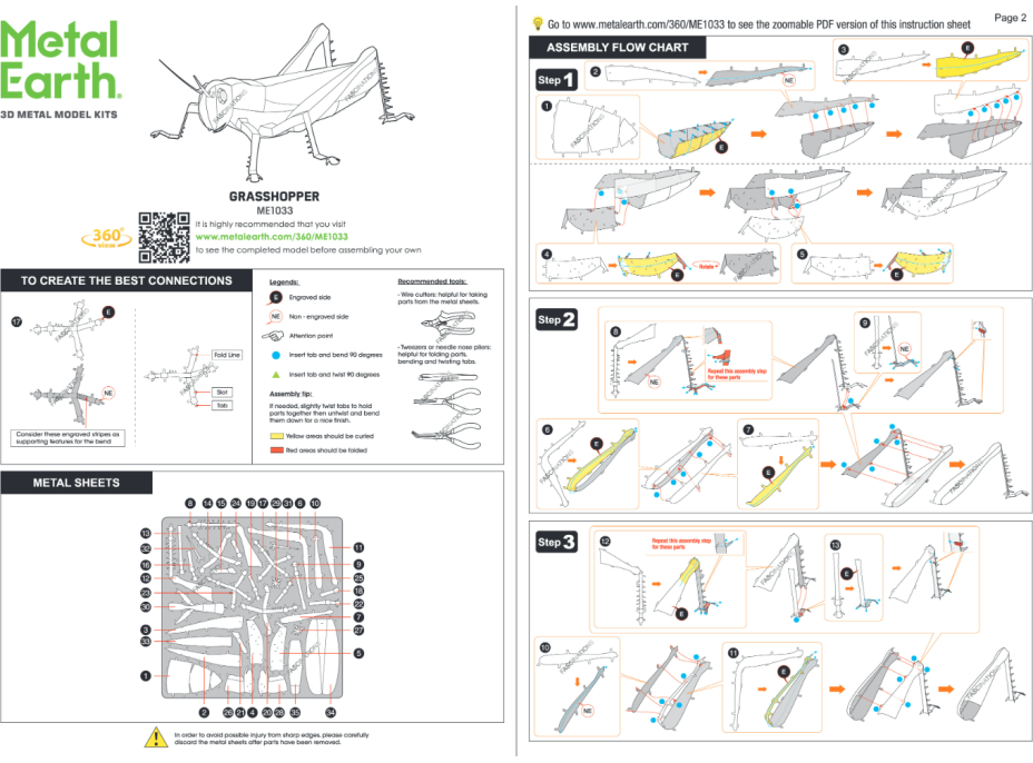 METAL EARTH 3D puzzle Lúčny koník