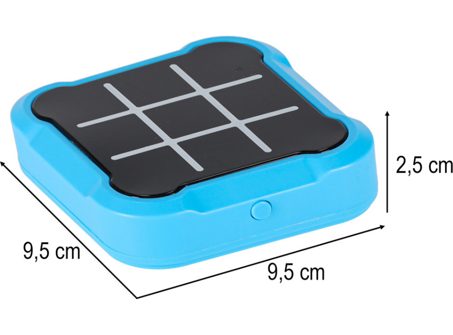Herná konzola 4v1 Piškvorky - modrá