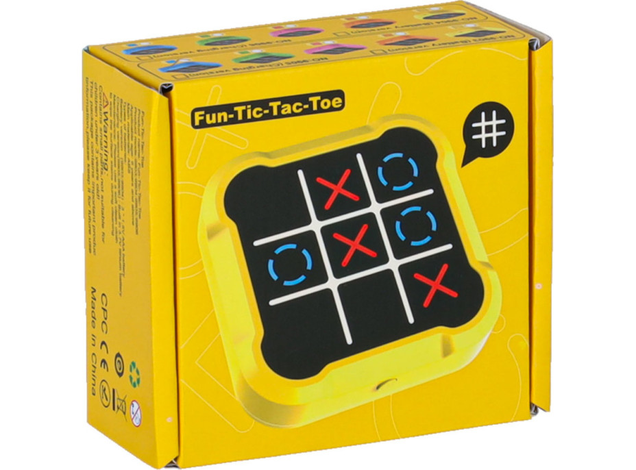 Herná konzola 4v1 Piškvorky - modrá