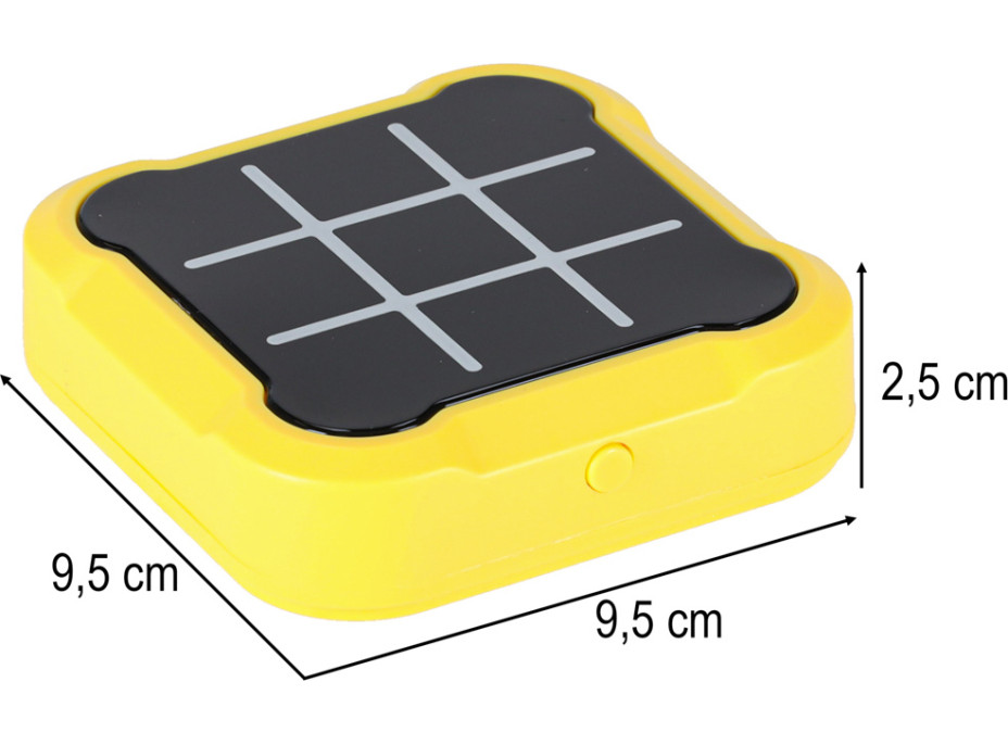 Herná konzola 4v1 Piškvorky - žltá