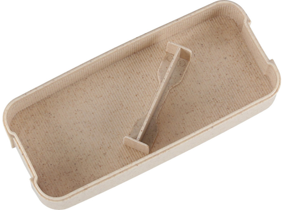 Olovrantový box s priehradkami 750 ml - béžový