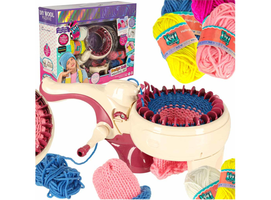 Pletací stroj - 5 priadzí