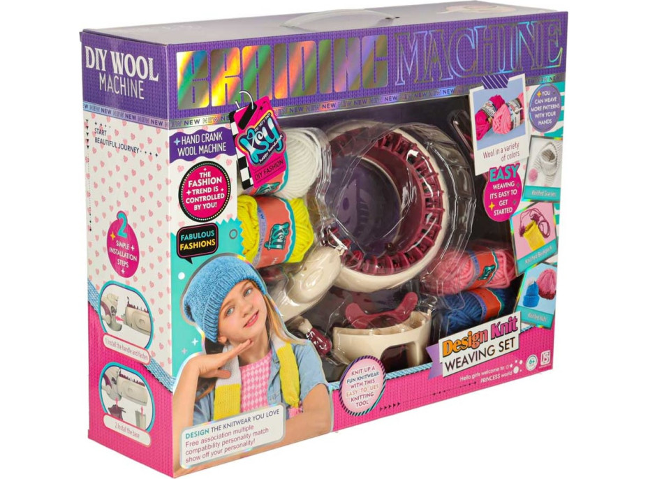 Pletací stroj - 5 priadzí