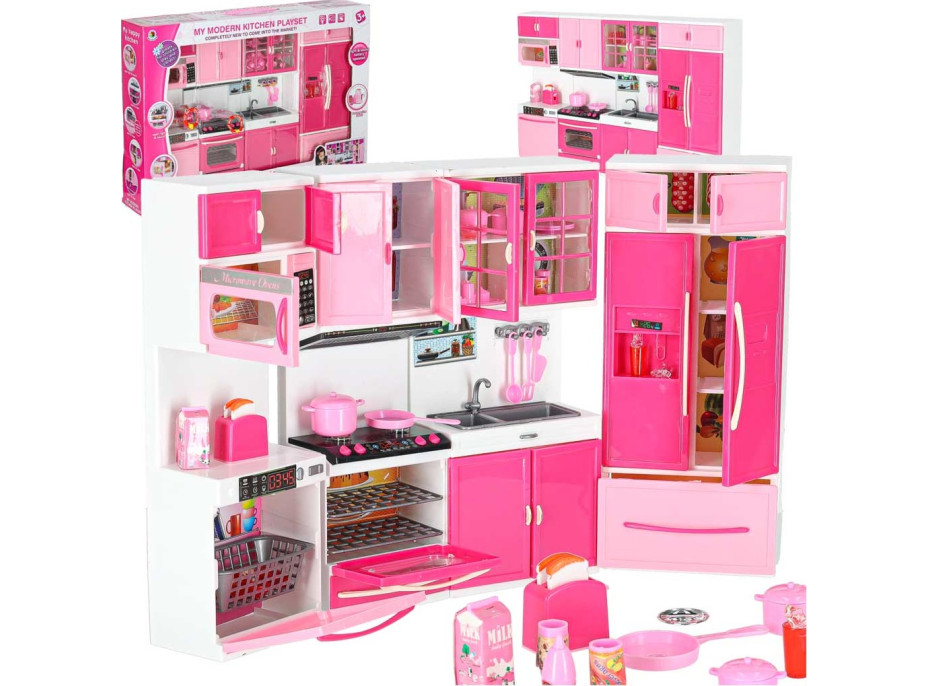 Nábytok pre bábiky s osvetlením a zvukmi - Kuchynka