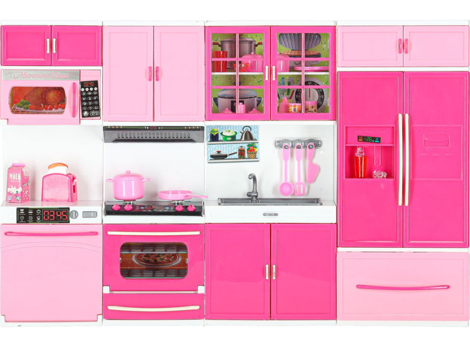 Nábytok pre bábiky s osvetlením a zvukmi - Kuchynka