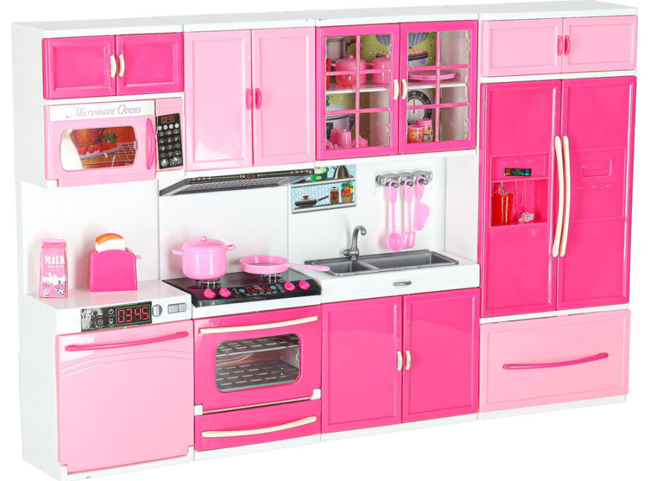 Nábytok pre bábiky s osvetlením a zvukmi - Kuchynka